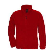 B and C Uniszex hosszú ujjú kabát B and C Icewalker+ Outdoor Full Zip Fleece XL, Piros női dzseki, kabát