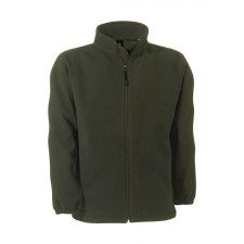 B and C Uniszex hosszú ujjú polár B and C WindProtek Waterproof Fleece Jacket XS, Oliva zöld férfi kabát, dzseki