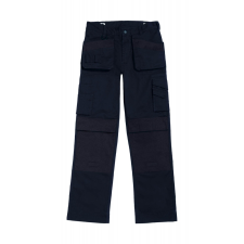 B and C Uniszex nadrág munkaruha B and C Performance Pro Workwear Trousers 46&quot;, Sötétkék (navy) női nadrág