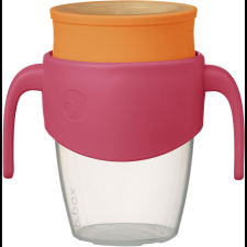  b.box 360°-os szivárgásmentes tanulópohár, 250 ml rózsaszín/narancs (9353965010555) kulacs, kulacstartó