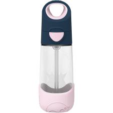 b.box kulacs szívószállal 450ml sötétkék-rózsaszín (9353965004455) (9353965004455) papírárú, csomagoló és tárolóeszköz