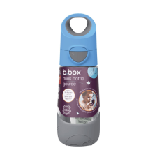 b.box szívószálas tritán kulacs 450 ml (kék-szürke) babaétkészlet