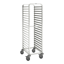 B.PRO RWR-B 6x4 szögacél galvanizált görgős sütőlap tároló kocsi konyhai eszköz