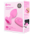 b-Vibe heart - akkus, rádiós anál vibrátor (pink)