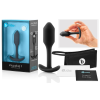  b-vibe Snug Plug 1 - belső golyós anál dildó (55g) - fekete
