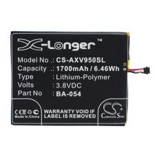 BA-054 Akkumulátor 1700 mAh mobiltelefon akkumulátor