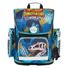 BAAGL dinoszauruszos ergonomikus iskolatáska Fidlock csatos - Dinosaurs World iskolatáska