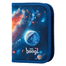 BAAGL kihajtható tolltartó zsebbel - Universe tolltartó