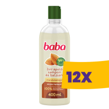 Baba 2in1 Sampon és Balzsam mandulaolajjal minden hajtípusra 400ml (Karton - 12 db) sampon