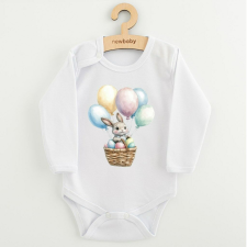Baba body nyomtatással New Baby Nyuszi léggömbökkel, vel. 56 (0-3 h) kombidressz, body