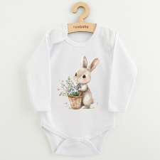 Baba body nyomtatással New Baby Nyuszi virággal, vel. 62 (3-6 h) kombidressz, body