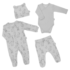  Baba együttes Nicol Baby Animals szürke, vel. 62 (3-6 h) babaruha szett