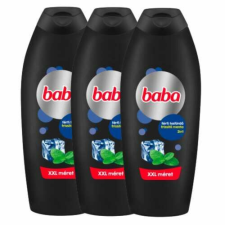 Baba Férfi Tusfürdő Menta 3x750ml + Ajándék Gumikacsa kozmetikai ajándékcsomag