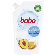 Baba Folyékony szappan utántöltő, 0,5 l, BABA, tej és gyümölcs tisztító- és takarítószer, higiénia