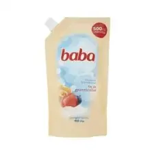 Baba Folyékony szappan utántöltő 500 ml Tej és Gyümölcs (BABA_65009) tisztító- és takarítószer, higiénia