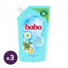 Baba folyékony szappan utántöltő antibakteriális teafaolajjal 3x500 ml