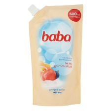Baba Folyékony szappan utántöltő BABA tej és gyümölcsillat 500 ml tisztító- és takarítószer, higiénia