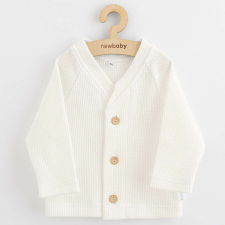 Baba kabátka gombokkal New Baby Luxury clothing Oliver fehér gyerek pulóver, kardigán