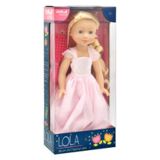  Baba, Lola, 36cm, puha testű, fésülhető baba