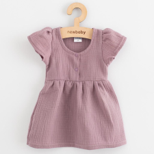Baba muszlin ruha New Baby lavender lányka ruha