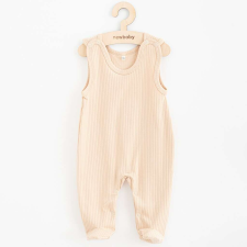 Baba pamut rugdalózó New Baby Practical bézs, vel. 68 (4-6 h) rugdalózó
