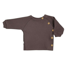  Baba póló hosszú ujjú Koala Pure brown, vel. 62 (3-6 h)