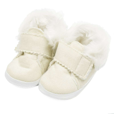  Baba téli velúr cipő New Baby 12-18 h bézs, vel. 12-18 h