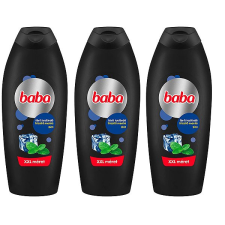 Baba Triopack férfi tusfürdő frissítő mentával 750 ml tusfürdők