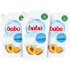 Baba Triopack folyékony szappan-utántöltő tej- és gyümölcsillattal 500 ml
