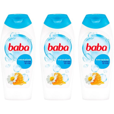 Baba Triopack kamillás-mézes krémtusfürdő 400 ml tusfürdők