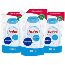 Baba Triopack lanolinos krémtusfürdő-utántöltő lanolin 500 ml tusfürdők