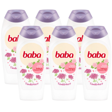 Baba Tündérkert tusfürdő bodza és rózsavíz, 6x400 ml tusfürdők