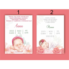  Babaköszöntő, baba születési tábla, kislány dekorációs kellék