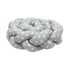 Babastar BS Prémium Fonott fejvédő 210cm - Szürke Csillagos bababiztonság