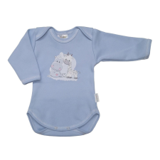 Babastar Hosszú Ujjú pamut body - Best Friends - Kék - 68 kombidressz, body