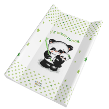 Babastar merev pelenkázólap 50x80cm - Zöld Panda mama kicsinyével pelenkázó matrac