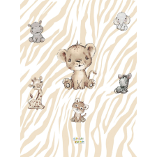 Babastar puha 2 ékes pelenkázó lap 50*70 cm - bézs szafari pelenkázó matrac