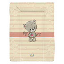 Babastar puha pelenkázó lap 50*70 cm - Beige szivecskés maci pelenkázó matrac