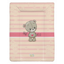 Babastar puha pelenkázó lap 50*70 cm - Rózsaszín szívecskés maci pelenkázó matrac