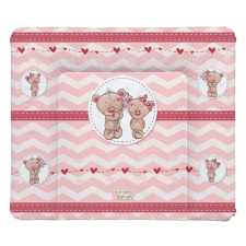  Babastar puha pelenkázó lap 85*75 cm - Macipár rózsaszín pelenkázó matrac