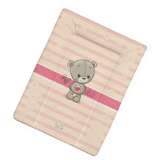 Babastar Puha softy pelenkázólap 50x70cm - Hello Maci szivecskével - Rózsaszín pelenkázó matrac