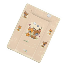 Babastar Puha softy pelenkázólap 50x70cm - Őzike és Róka - Bézs pelenkázó matrac