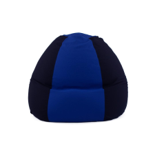 Babszem bútorház Fekete - Kék Bicolor XXL babzsákfotel bútor