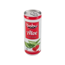 Babu Aloe Vera szénsavmentes ital Eper 240 ml szörp