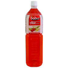 Babu Babu aloe vera üdítőital eper 1500 ml üdítő, ásványviz, gyümölcslé