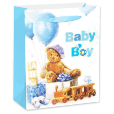 Baby Boy macis ajándéktasak - 32x26 cm ajándéktasak