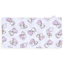 Baby Bruin Nyomott Mintás Textil Pelenka 2 db-os - Rózsaszín Maci mosható pelenka