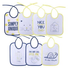 Baby Care 7Darab-os előke, megkötős - Unisex előke