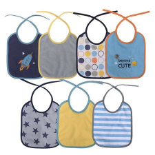  Baby Care 7Darab-os előke, mintás - Boy babaétkészlet