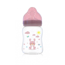Baby Care széles nyakú cumisüveg 250ml - Blush Pink cumisüveg